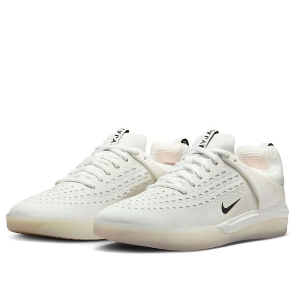 Nike SB Nyjah 3. White Black. SIZE 9 - DJ6130-100 - Picture 1 of 8